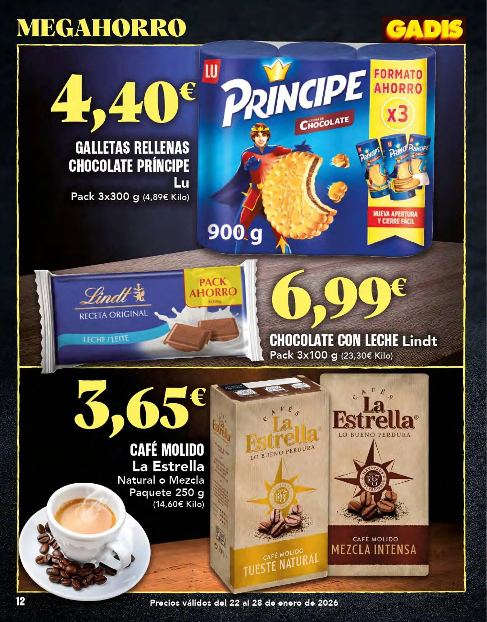 Catálogo de Folleto Gadis 22 de enero al 28 de enero 2026 - Página 12