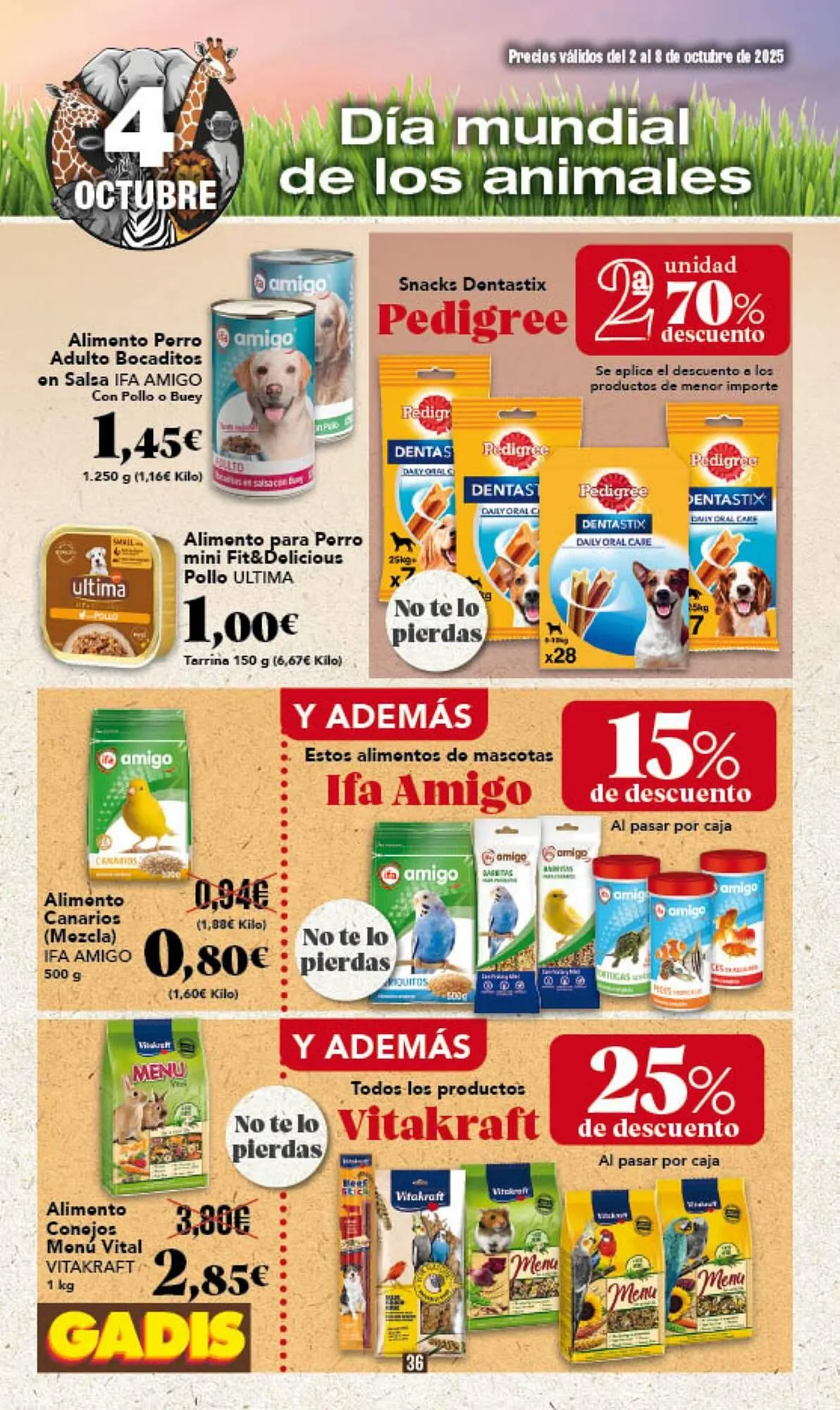 Catálogo de Folleto Gadis 2 de octubre al 8 de octubre 2025 - Página 36
