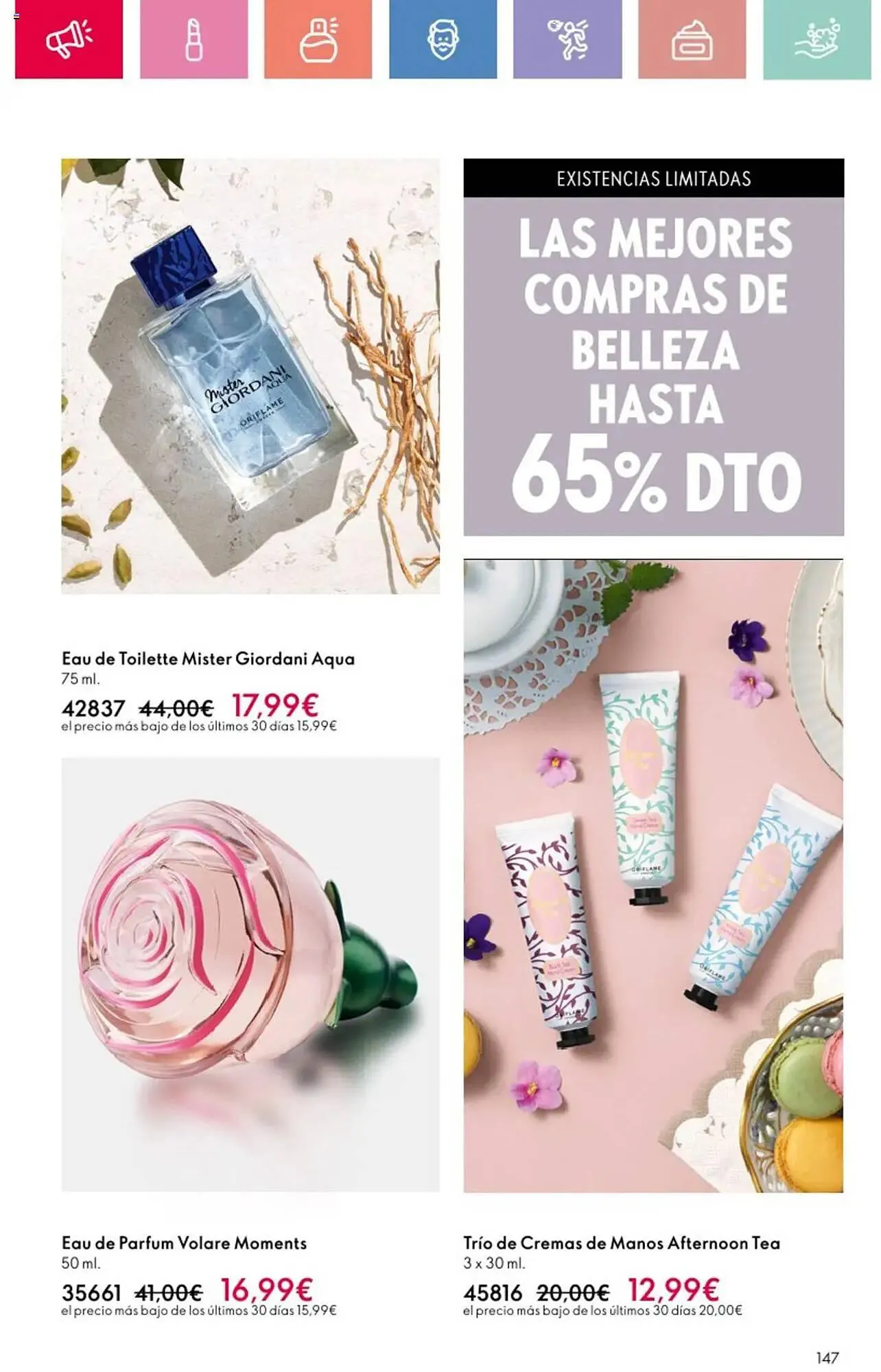 Catálogo de Folleto Oriflame 13 de julio al 2 de agosto 2025 - Página 147