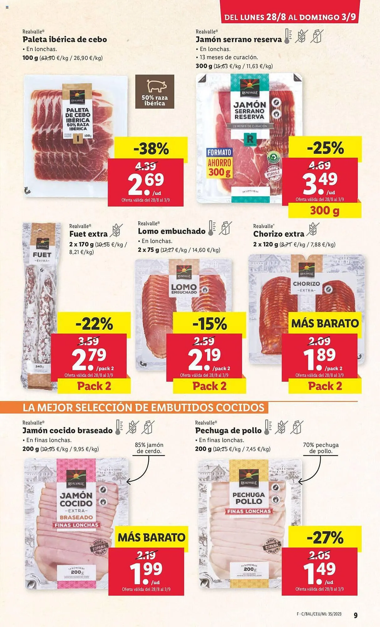 Catálogo de Folleto Lidl 28 de agosto al 3 de septiembre 2023 - Página 9