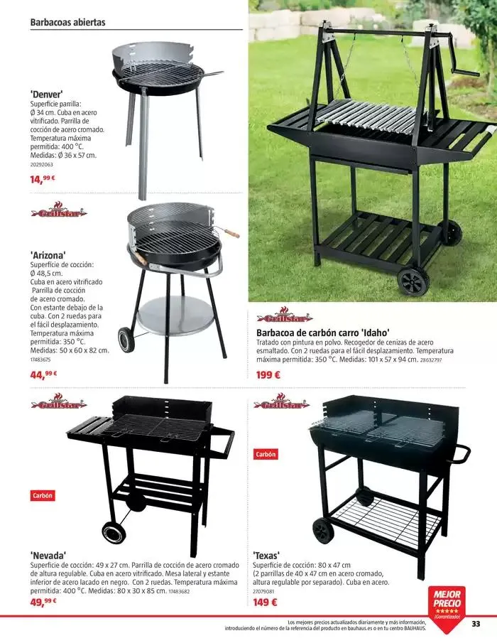 Catálogo de Barbacoas, cocinar al aire libre 8 de mayo al 6 de junio 2025 - Página 33