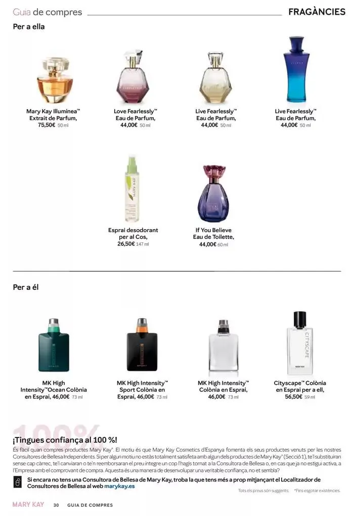 Catálogo de Folleto "Belleza Mary Kay" Catalán - Primavera 2025 16 de abril al 30 de abril 2025 - Página 30