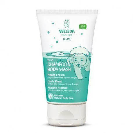 2 en 1 Champú y Gel de Ducha Menta Fresca – Weleda
