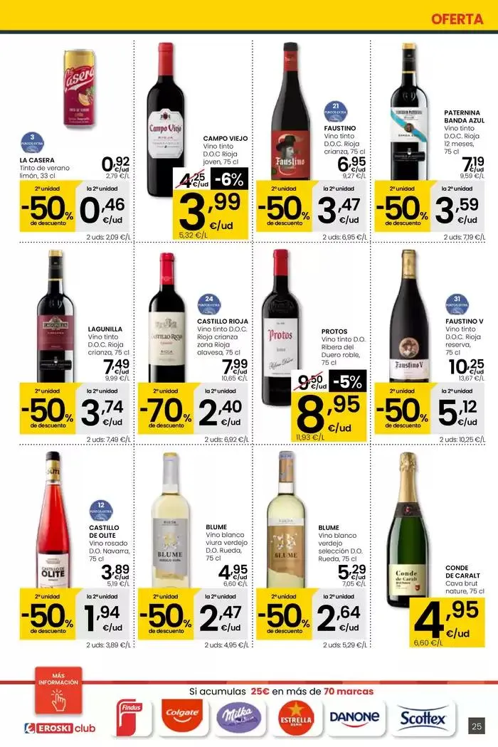 Catálogo de Precio más bajo EROSKI CENTER 13 de marzo al 26 de marzo 2025 - Página 25
