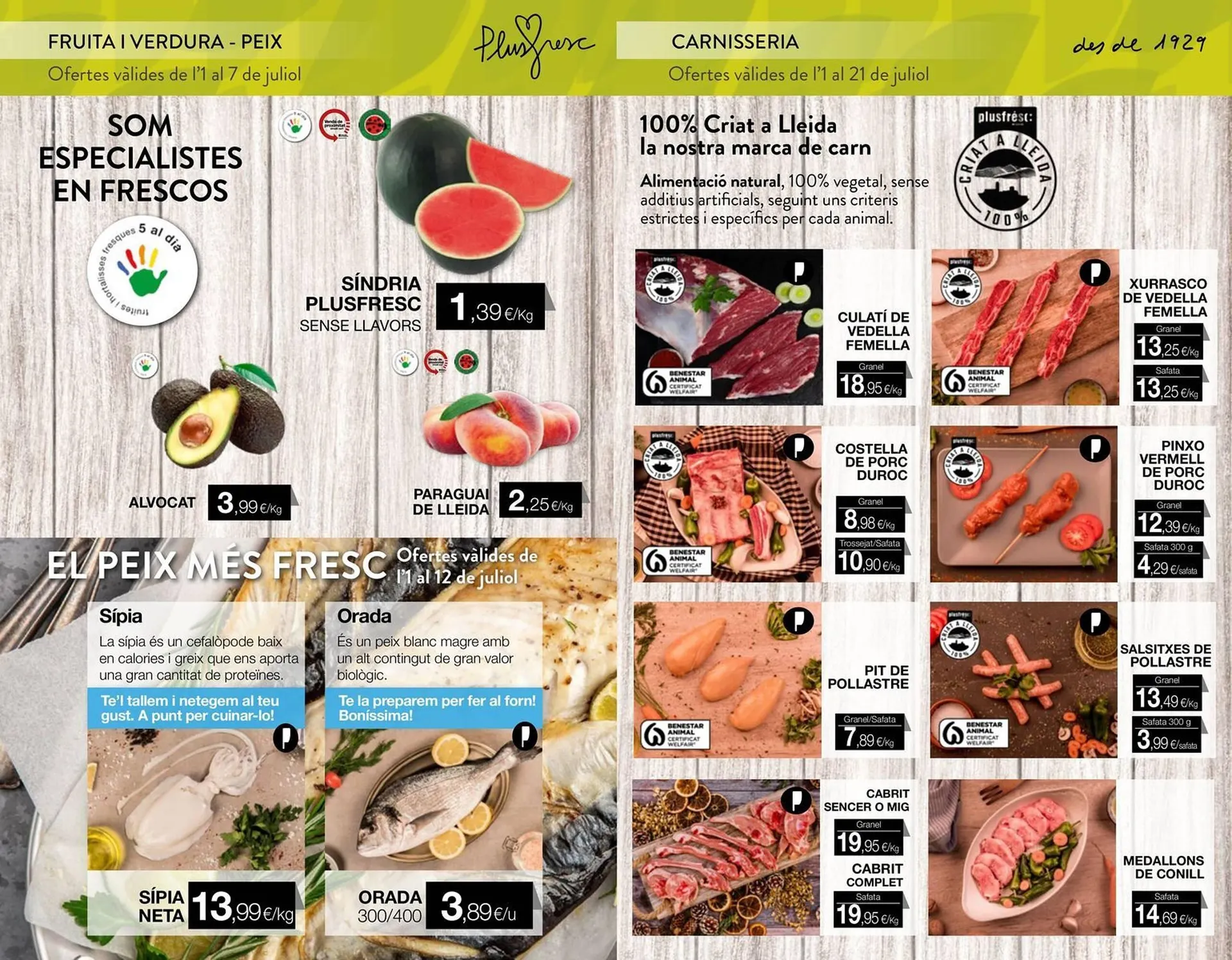Catálogo de Folleto Plusfresc 1 de julio al 21 de julio 2025 - Página 2