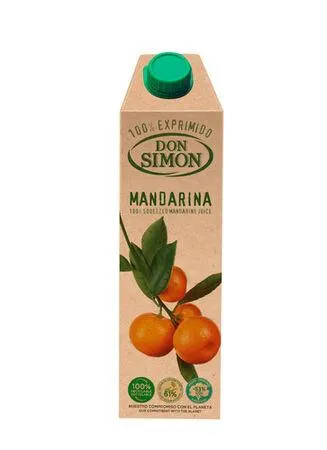 Zumo de mandarina 100% exprimido Don Simón 1l