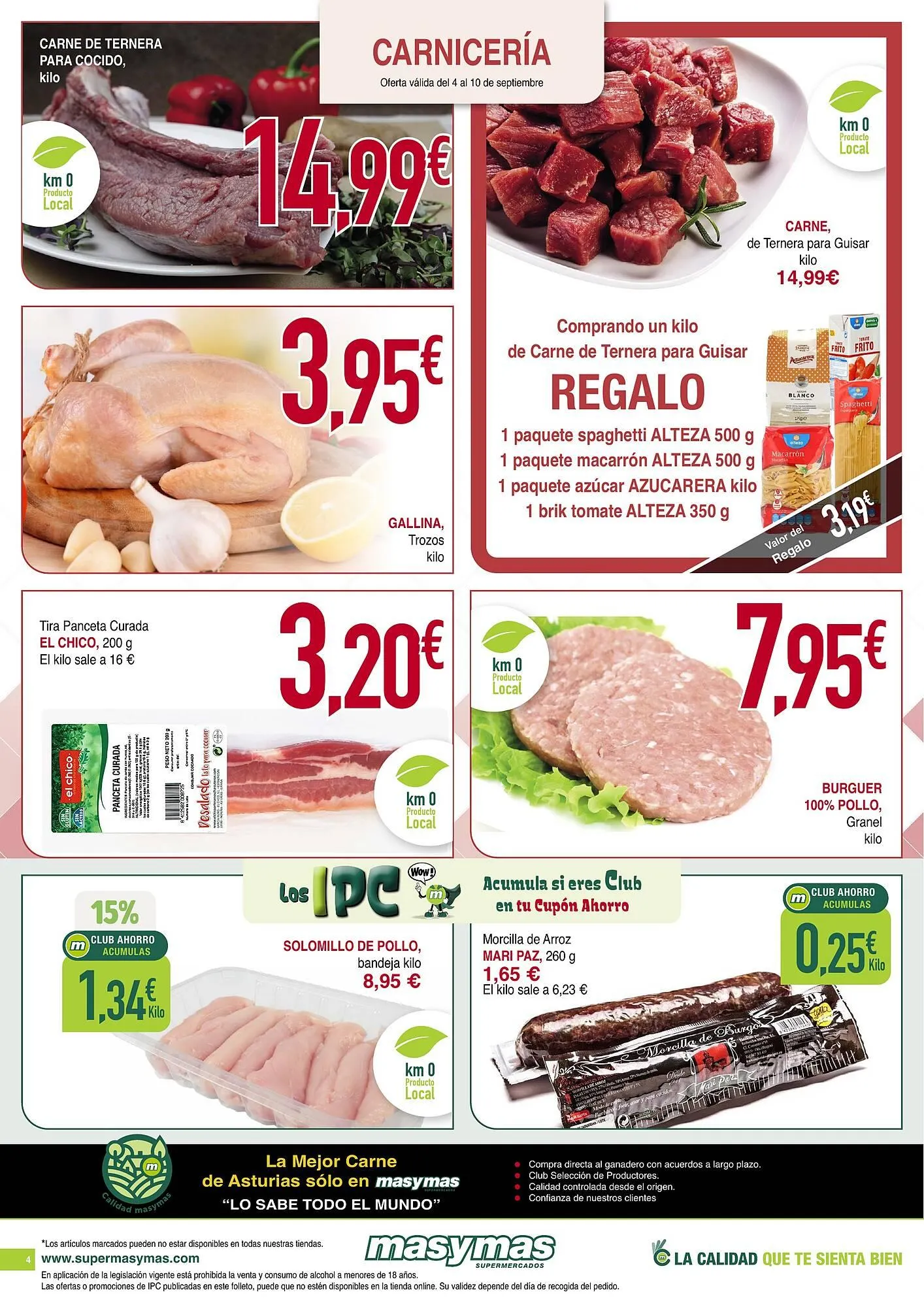 Catálogo de Folleto Masymas 4 de septiembre al 1 de octubre 2025 - Página 4