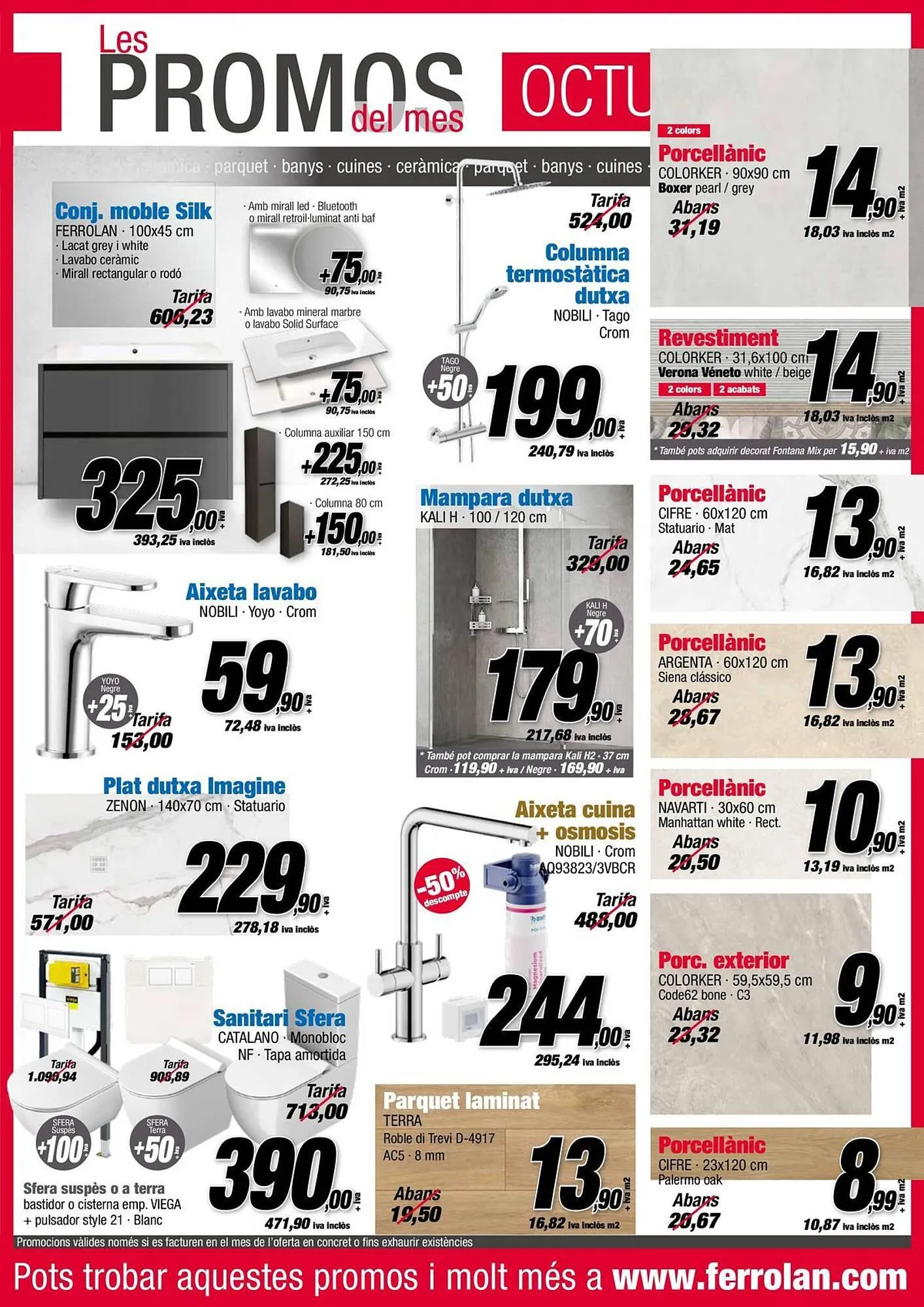 Catálogo de Folleto Ferrolan 2 de octubre al 31 de octubre 2023 - Página 1