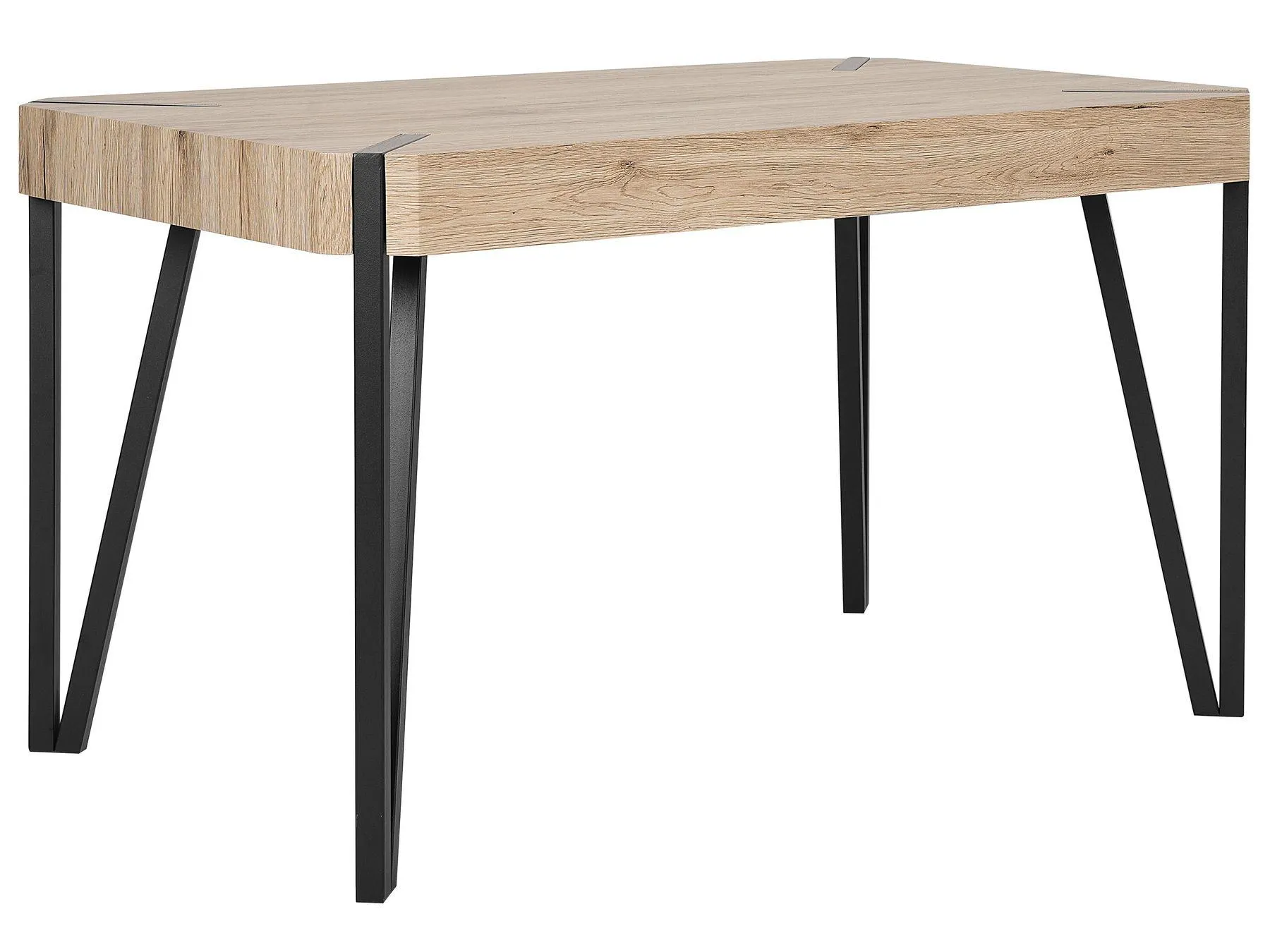 Mesa de comedor CAMBELL Marrón claro 130 cm 80 cm