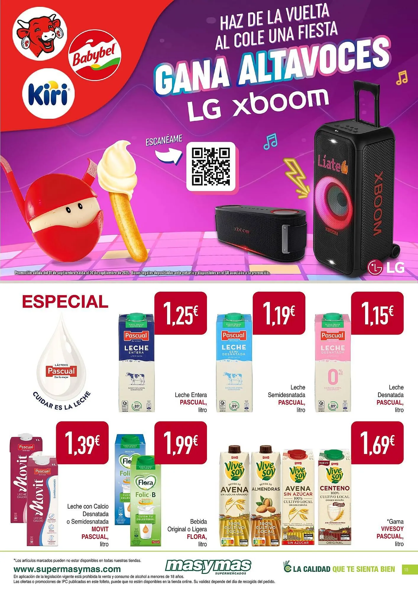 Catálogo de Folleto Masymas 4 de septiembre al 1 de octubre 2025 - Página 15