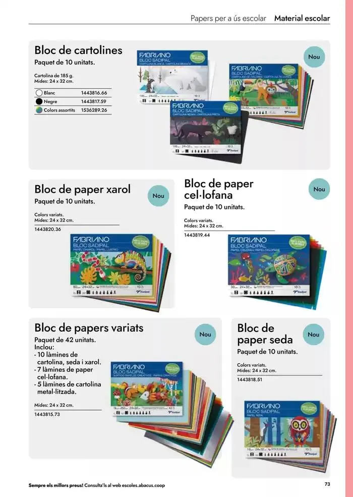 Catálogo de Catàleg Escolar 2025-2026 6 de mayo al 31 de diciembre 2026 - Página 75