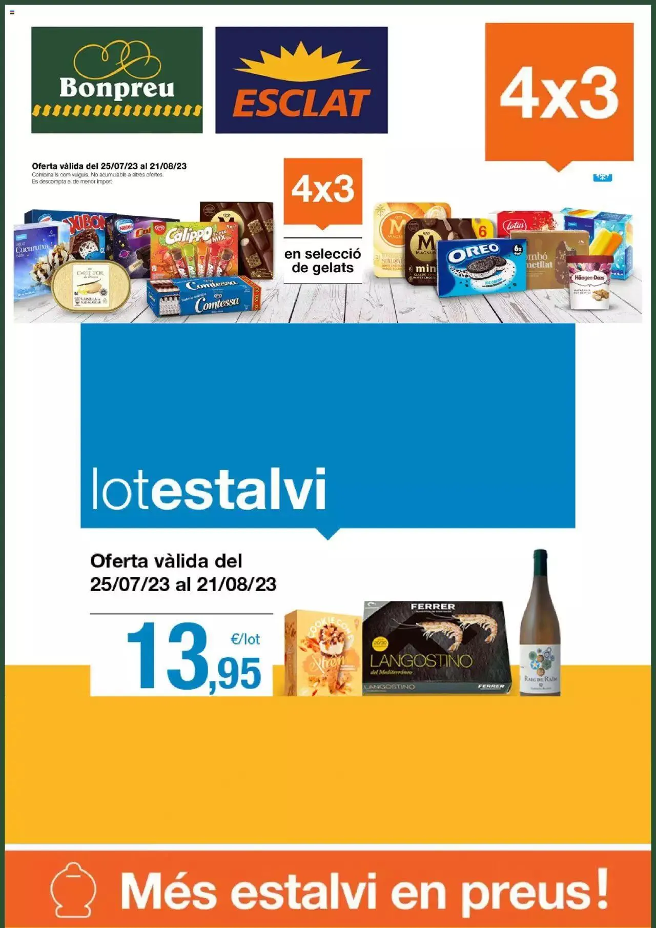 Catálogo de Bonpreu folleto 25 de julio al 21 de agosto 2023 - Página 1