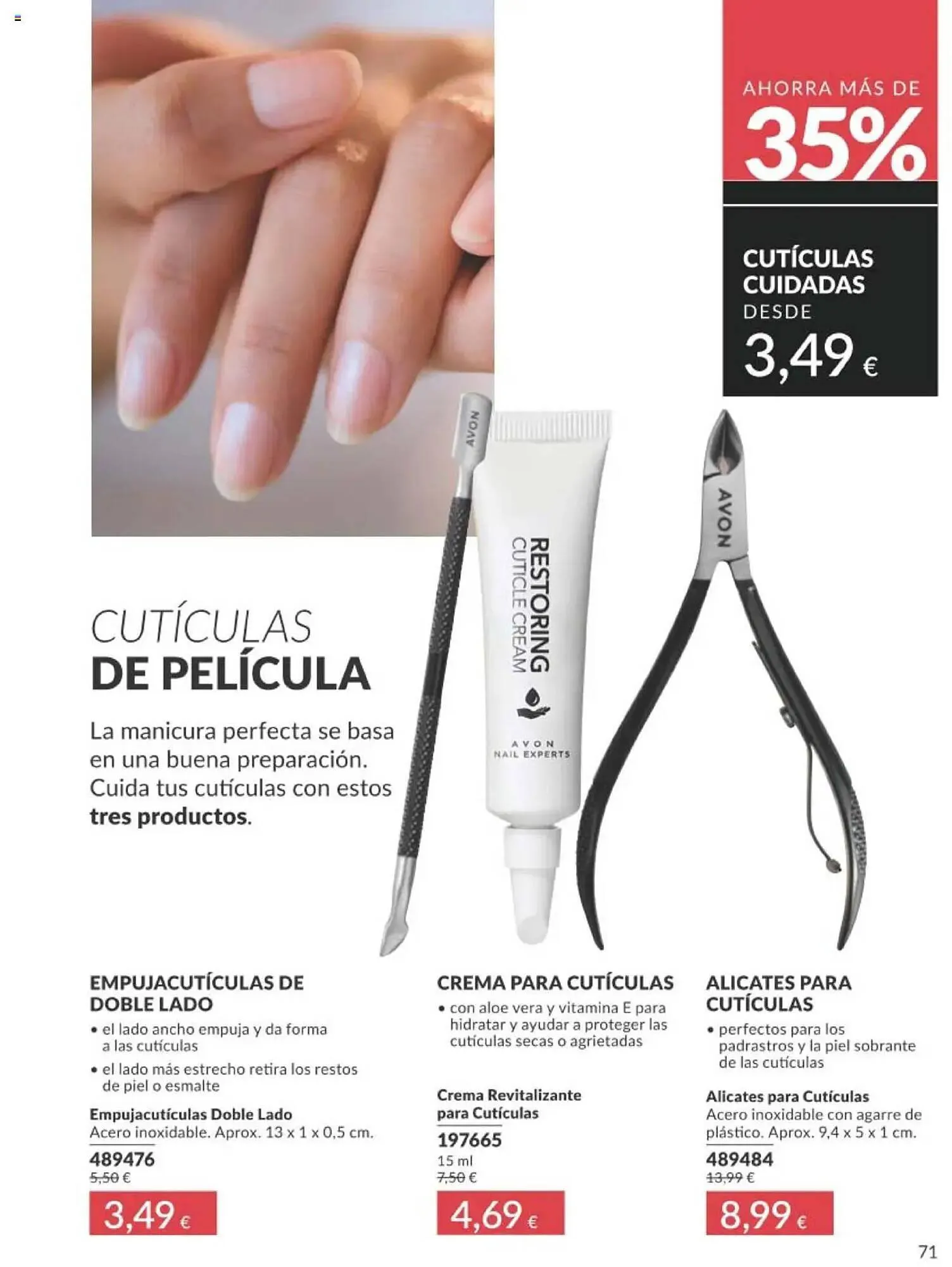 Catálogo de Folleto AVON 1 de agosto al 31 de agosto 2025 - Página 71