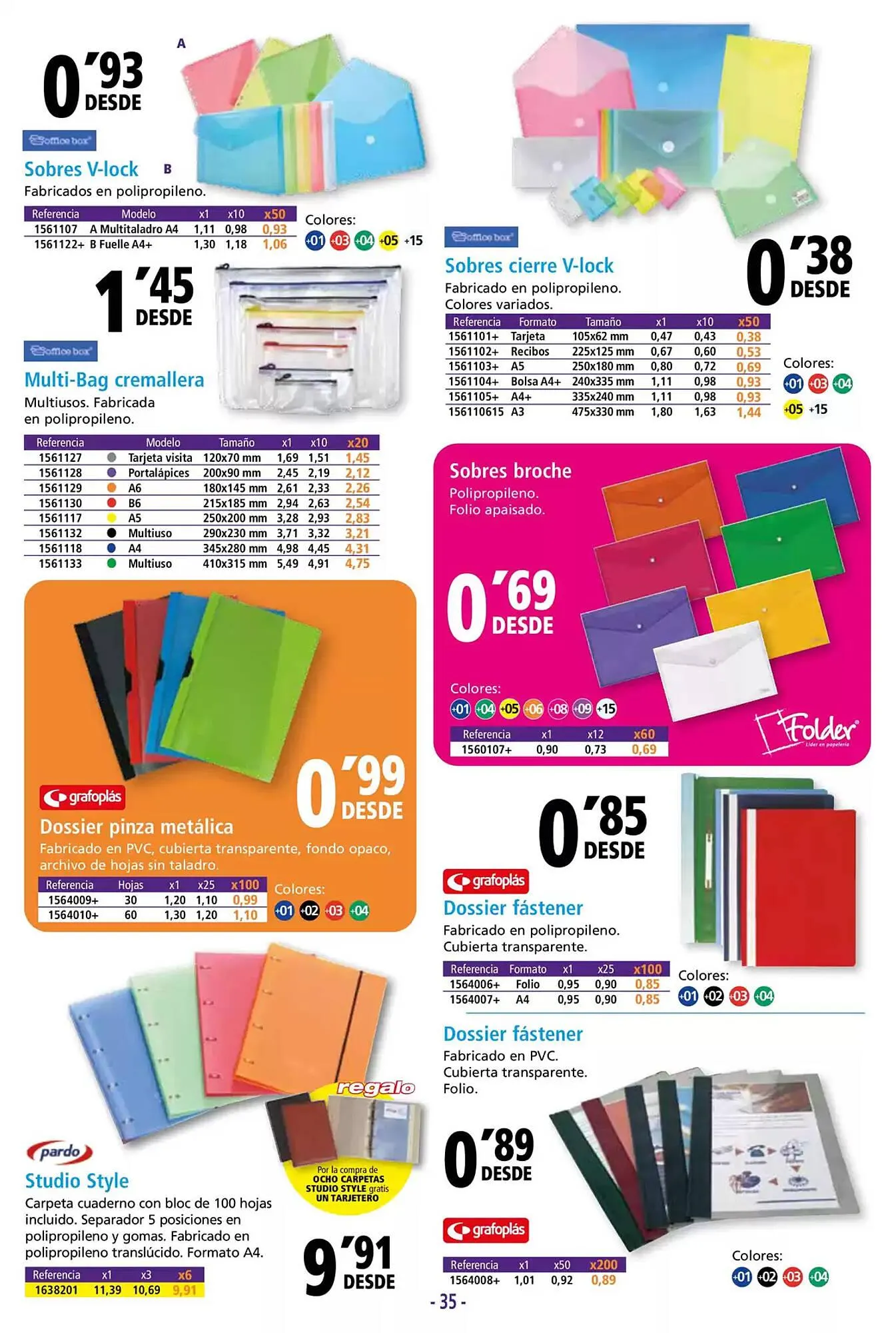 Catálogo de Folleto Folder 8 de mayo al 10 de octubre 2025 - Página 35