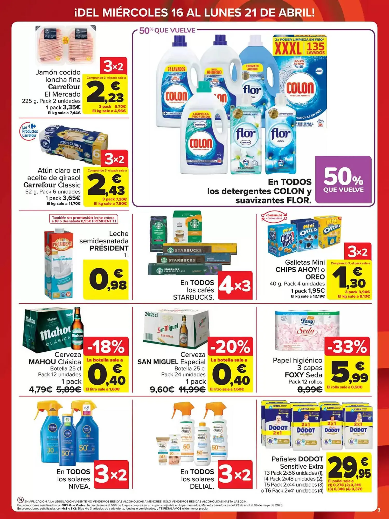 Catálogo de Folleto Carrefour 16 de abril al 21 de abril 2025 - Página 3
