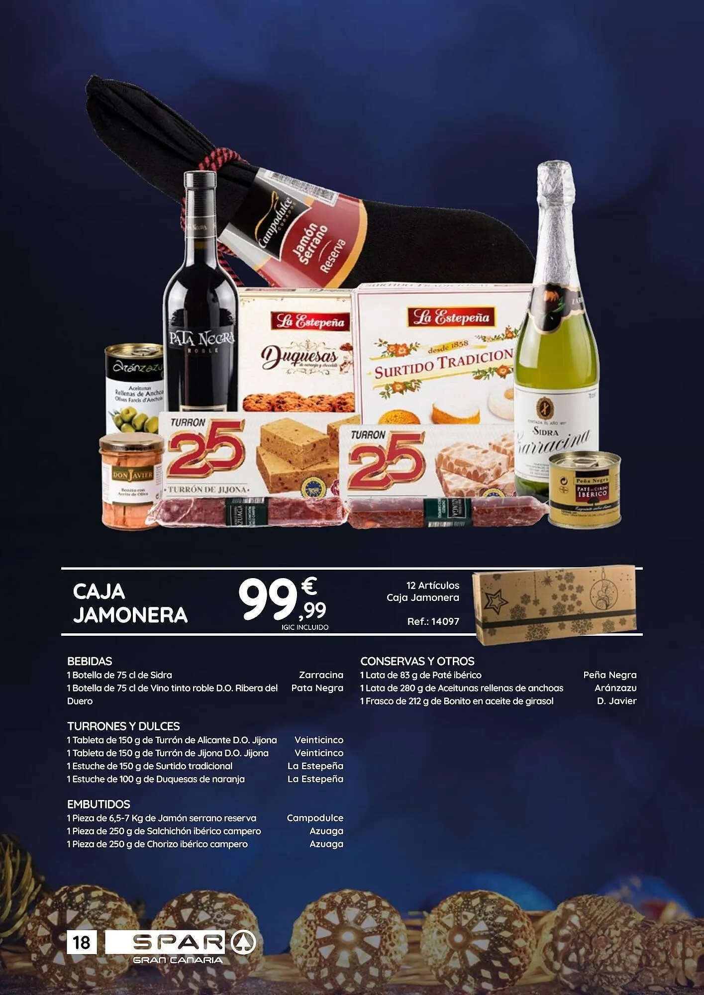 Catálogo de Folleto SPAR Gran Canaria 31 de octubre al 24 de diciembre 2024 - Página 18