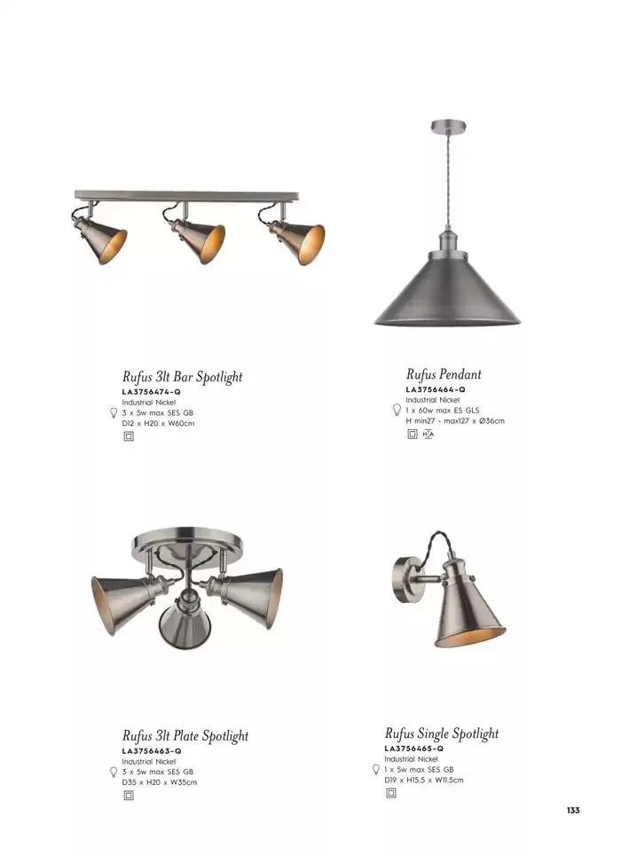 Catálogo de Lighting & Mirror Collection 12 de marzo al 31 de agosto 2025 - Página 135