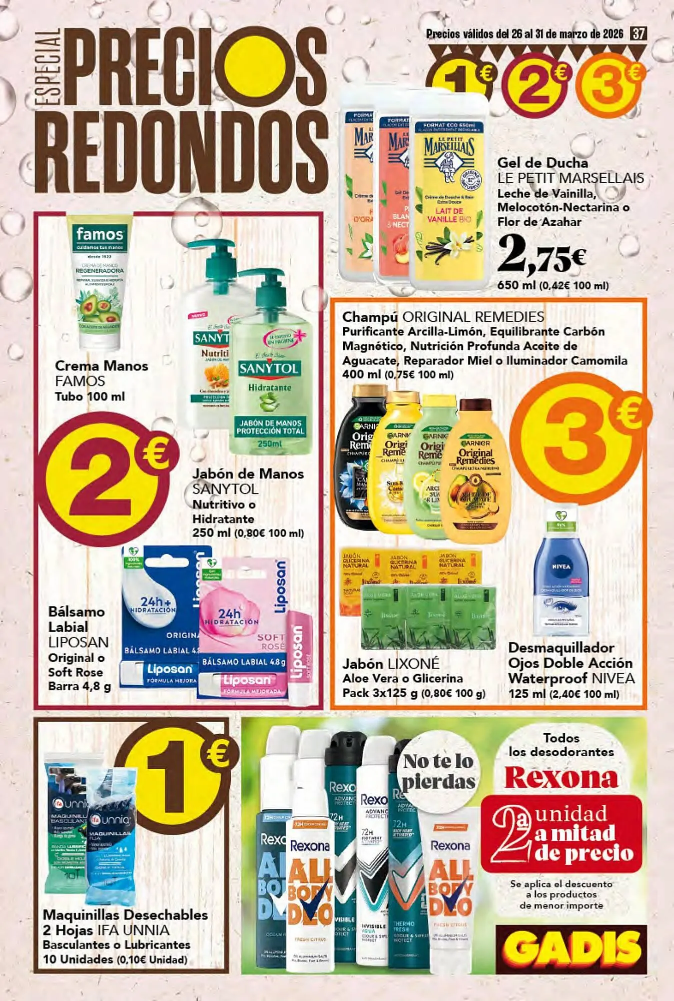 Catálogo de Folleto Gadis 26 de marzo al 31 de marzo 2026 - Página 37