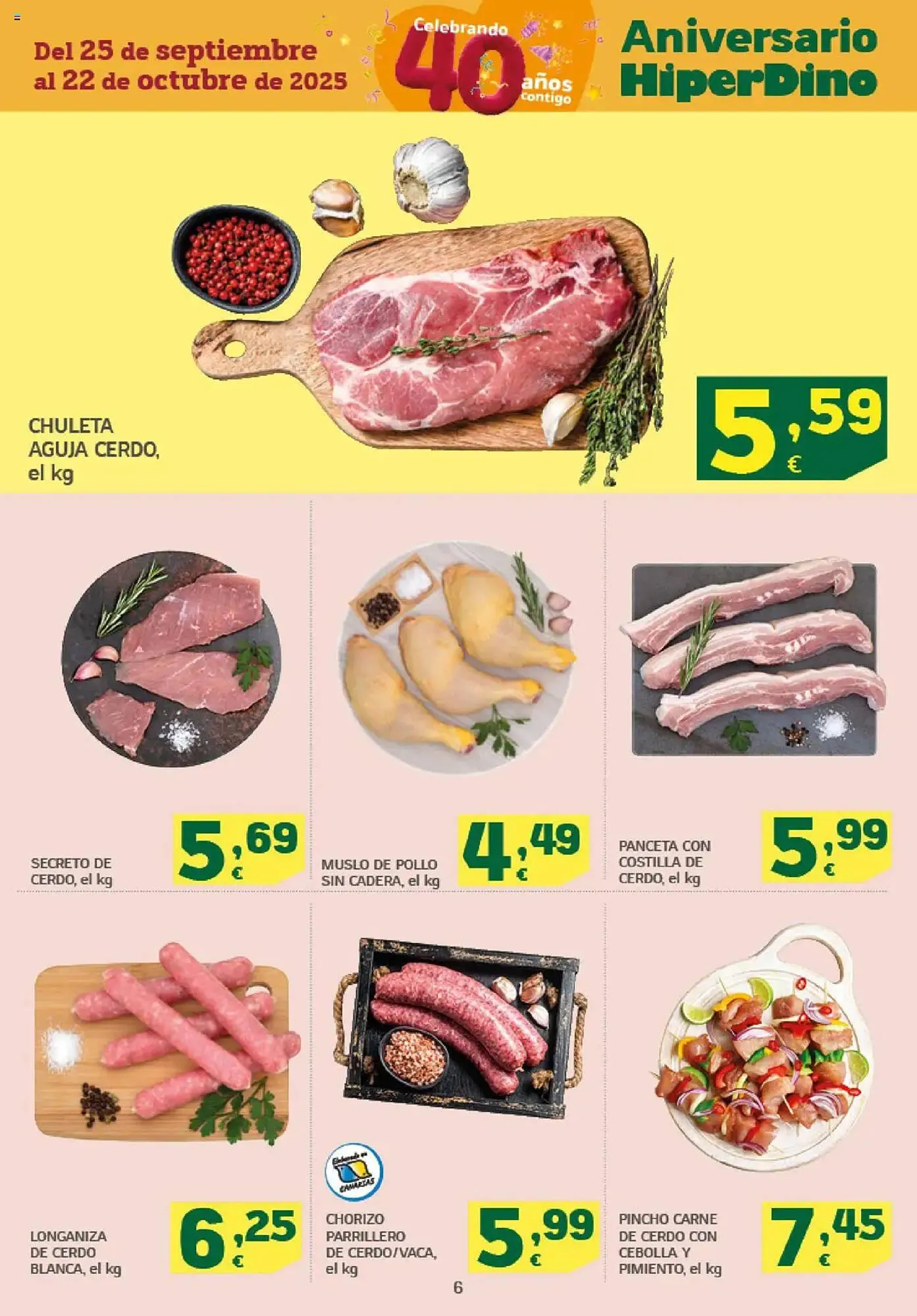 Catálogo de Folleto HiperDino 9 de octubre al 22 de octubre 2025 - Página 6