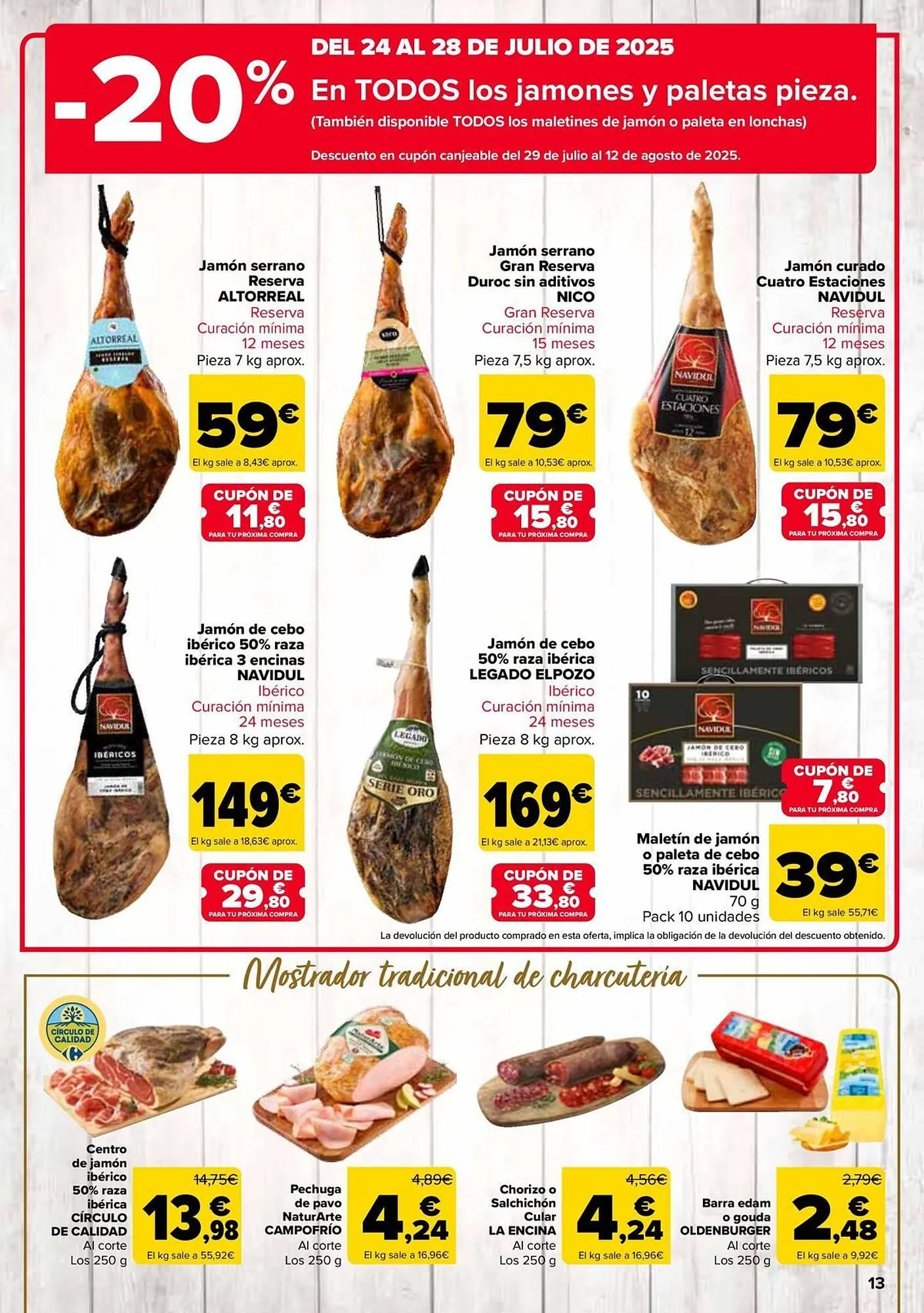 Catálogo de Folleto Carrefour 24 de julio al 7 de agosto 2025 - Página 13