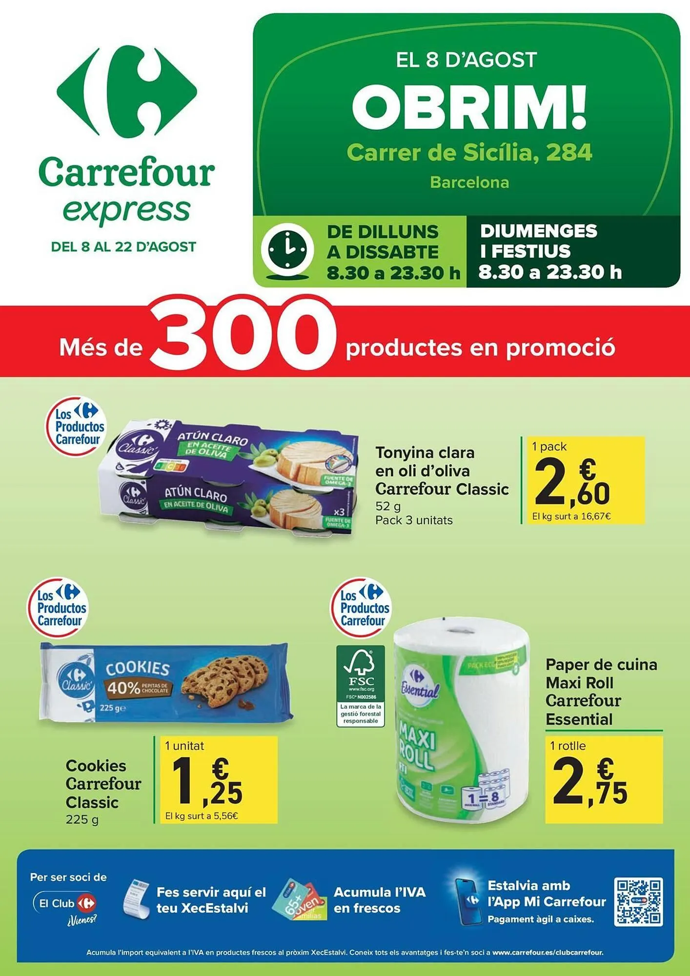 Catálogo de Folleto Carrefour Express 8 de agosto al 22 de agosto 2025 - Página 1