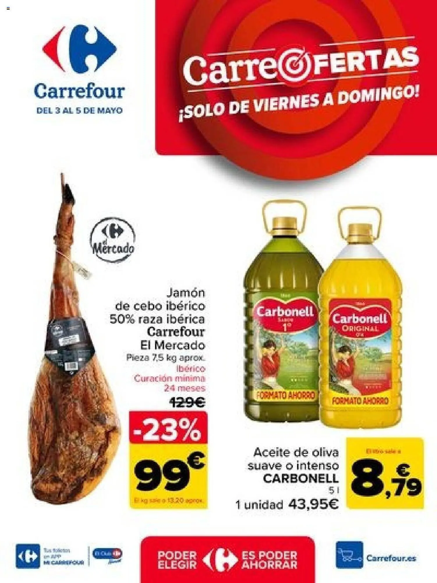 Catálogo de Folleto Carrefour 3 de mayo al 5 de mayo 2024 - Página 1