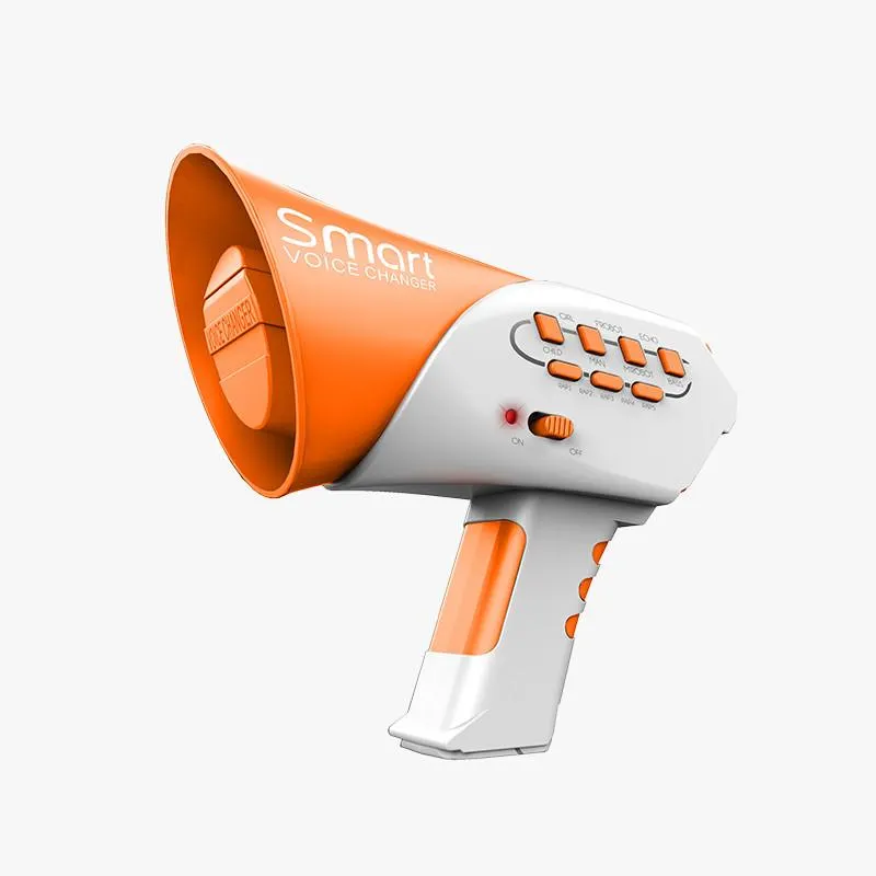 MEGAFONO INFANTIL CON CAMBIO VOZ 3 COLORES