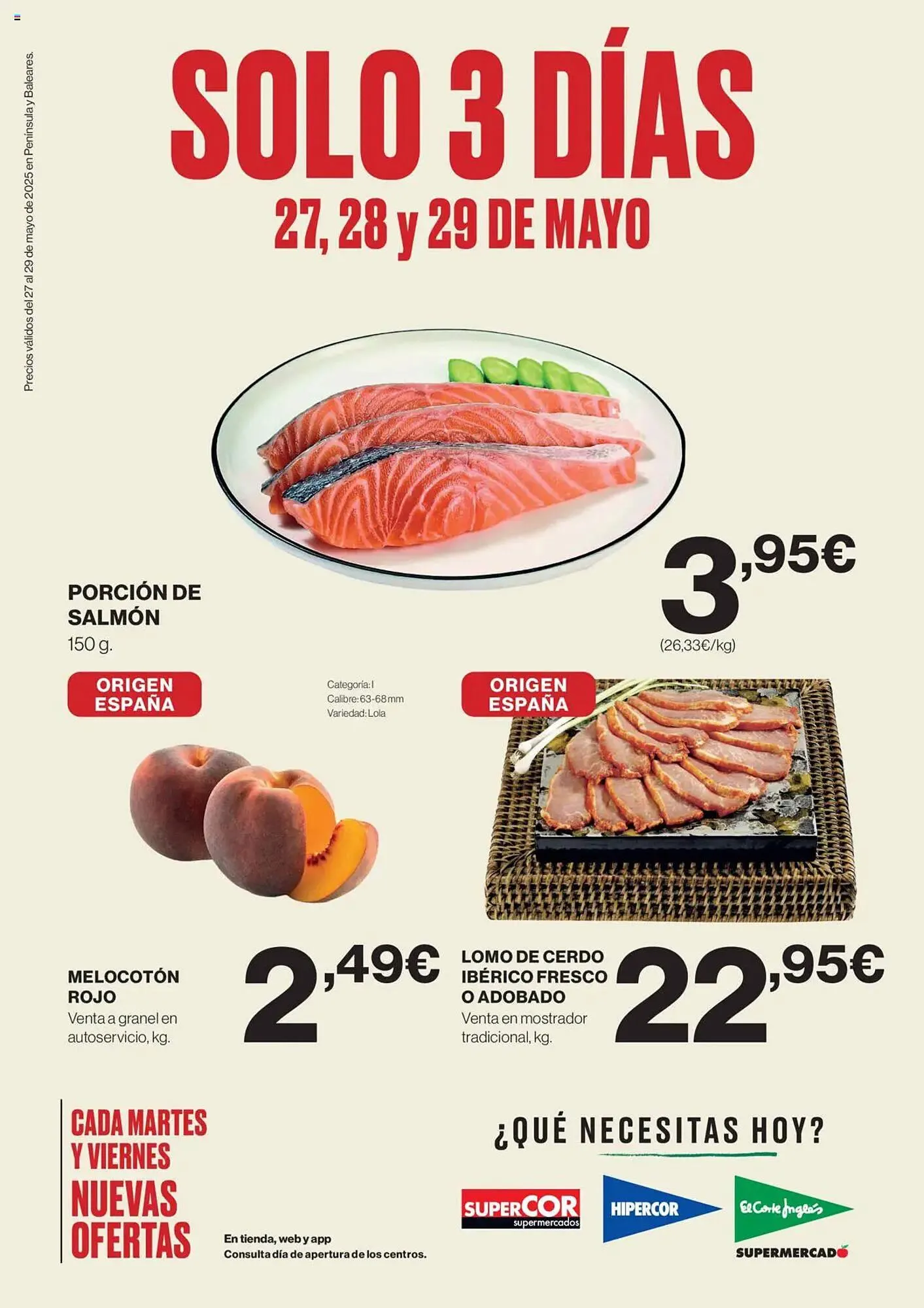 Catálogo de Folleto Supercor 27 de mayo al 29 de mayo 2025 - Página 1