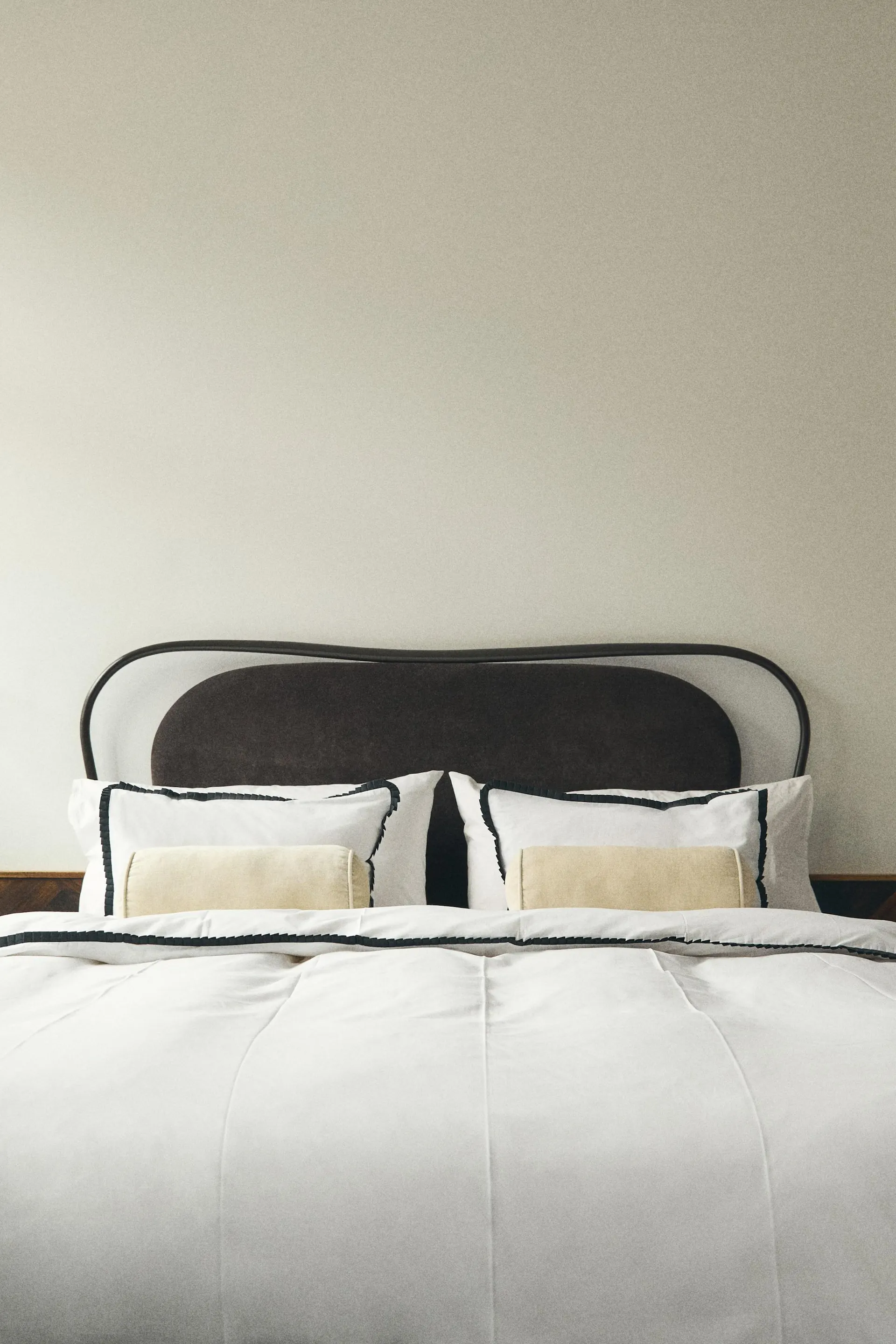 Conjunto de funda nórdica doble ribeteada