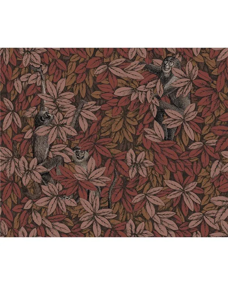 PAPEL PINTADO Foglie e Scimmie Autumnal Leaves 123-10050