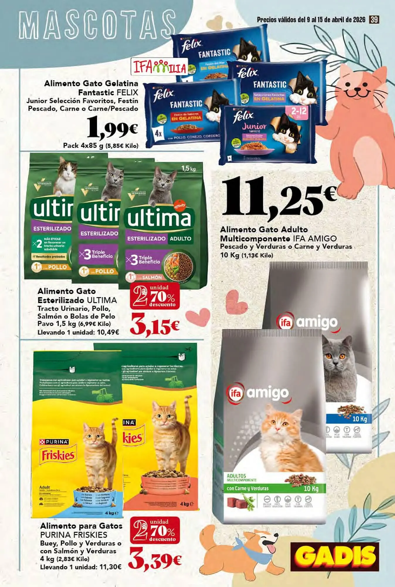 Catálogo de Folleto Gadis 9 de abril al 15 de abril 2026 - Página 39