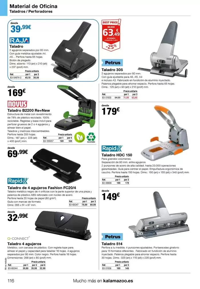 Catálogo de Staples Kalamazoo Catálogo General 9 de enero al 30 de septiembre 2025 - Página 116