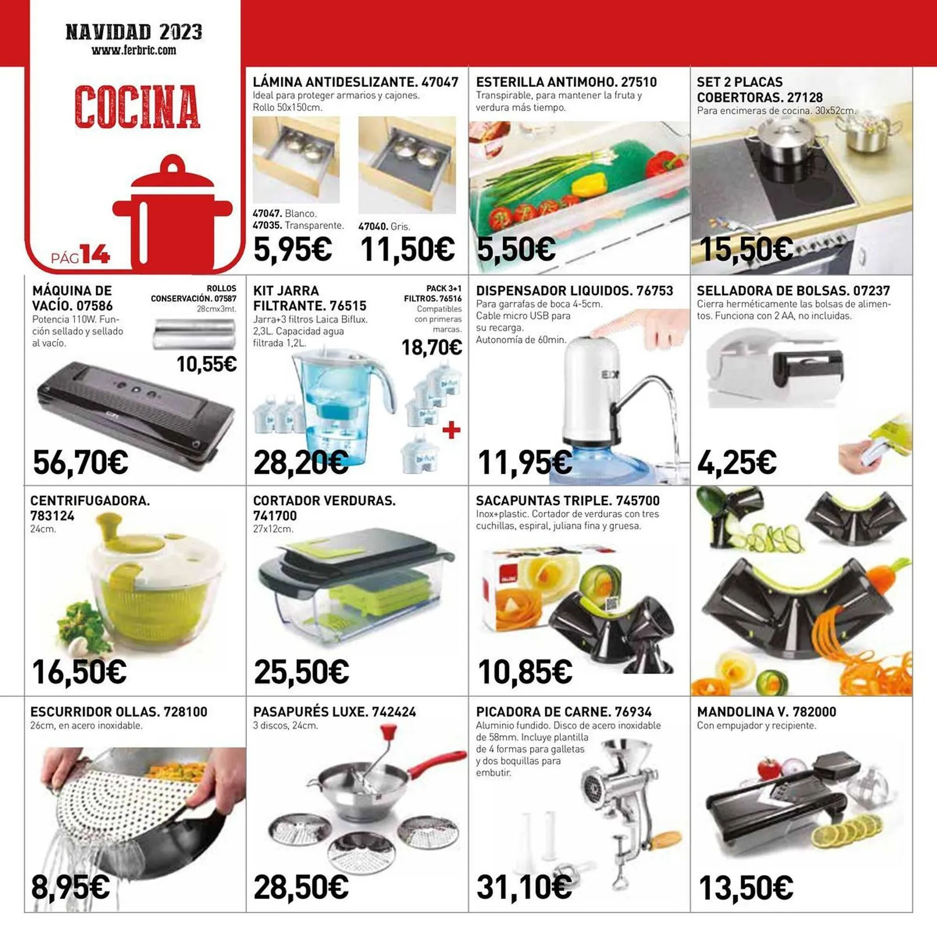 Catálogo de Folleto Ferbric 31 de octubre al 13 de enero 2024 - Página 14