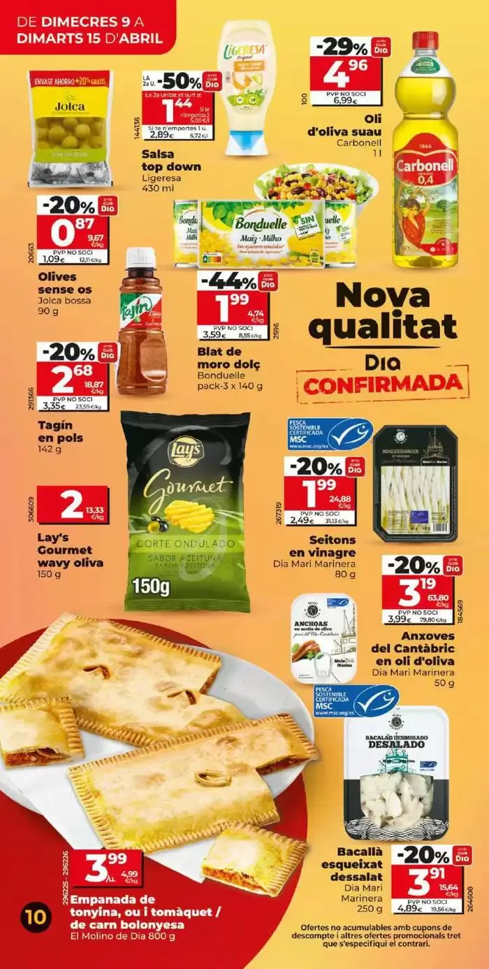 Catálogo de Nova qualitat Dia del 09/04 al 15/04 9 de abril al 15 de abril 2025 - Página 10