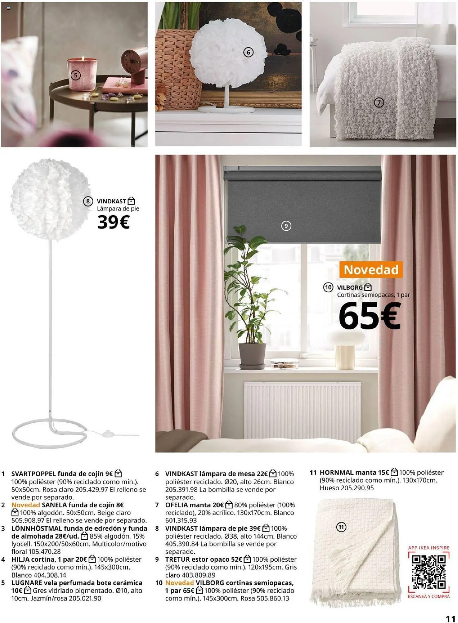 Catálogo de Folleto IKEA Accesorios y decoración 4 de septiembre al 31 de enero 2025 - Página 11