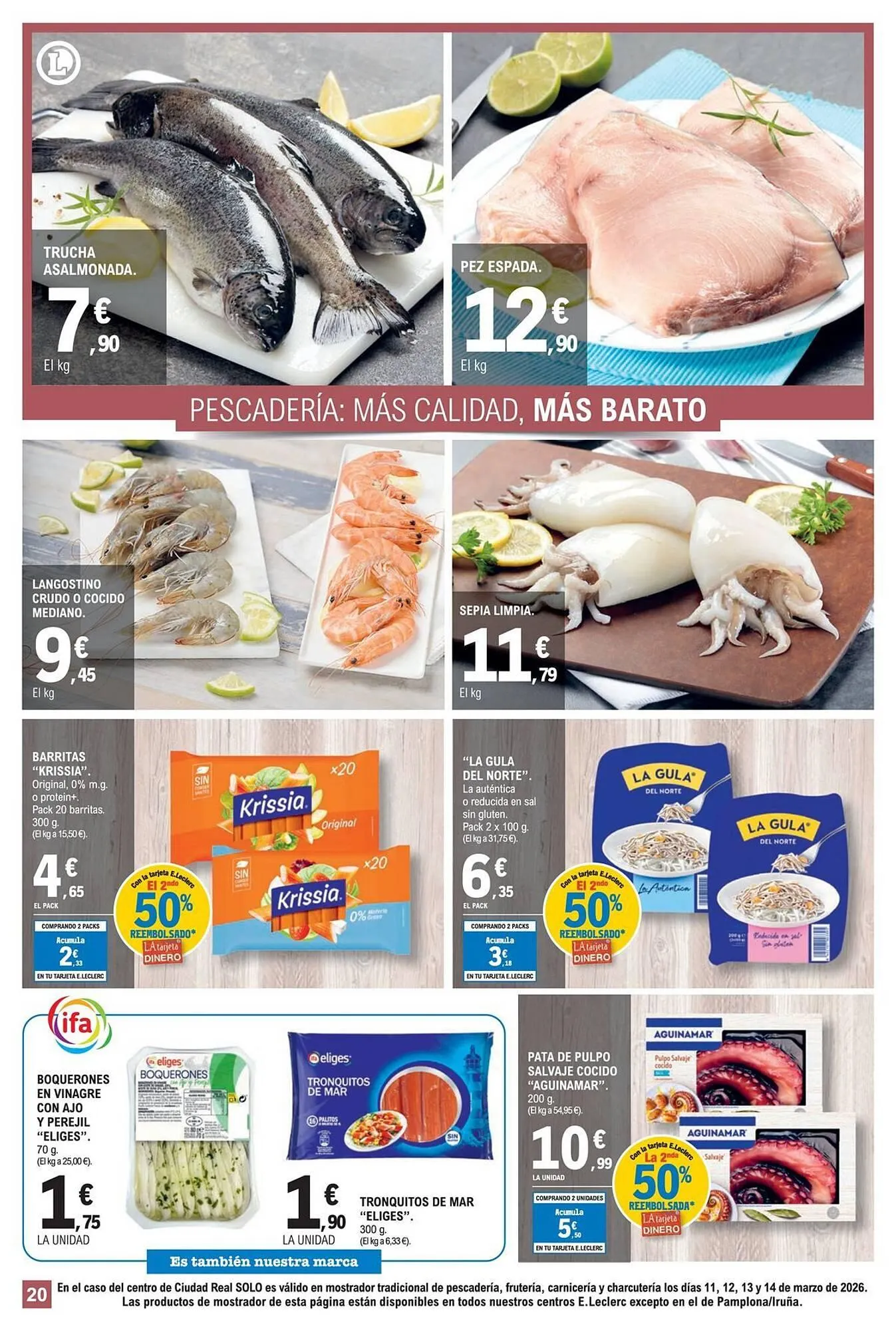 Catálogo de Catálogo E.Leclerc 11 de marzo al 22 de marzo 2026 - Página 20