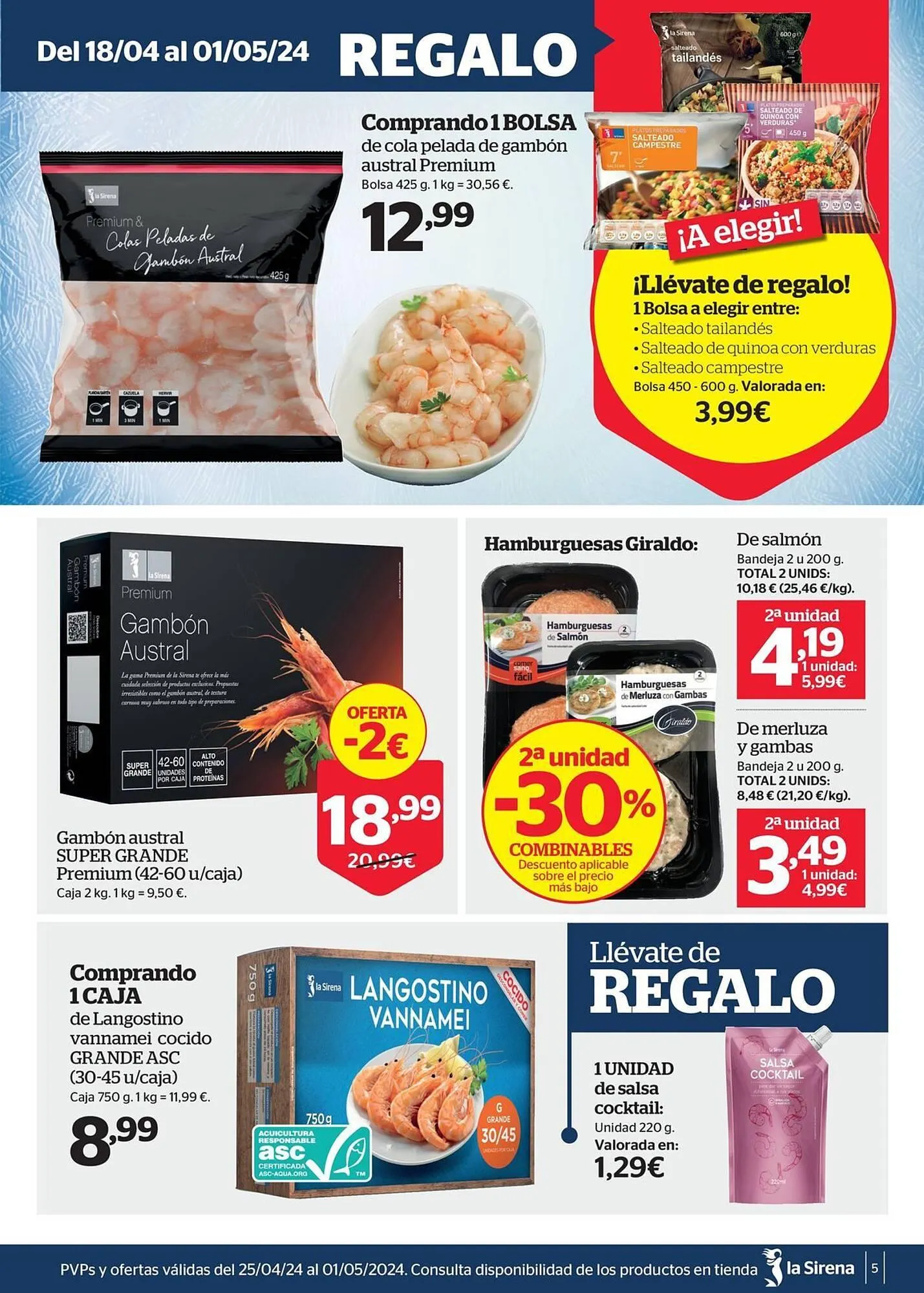 Catálogo de Folleto La Sirena 25 de abril al 1 de mayo 2024 - Página 5