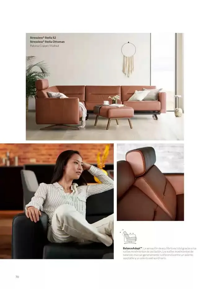Catálogo de Catálogo Stressless 7 de marzo al 31 de agosto 2025 - Página 70