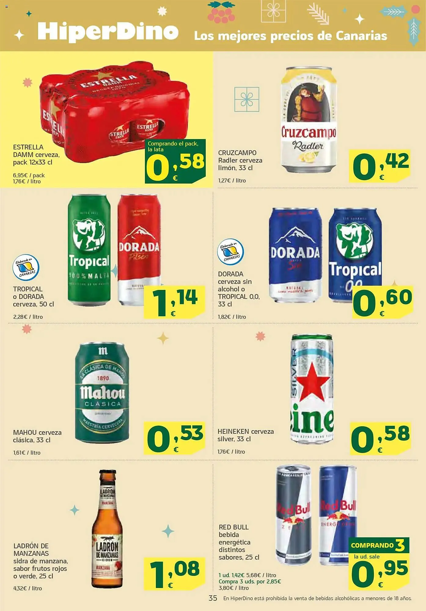 Catálogo de Folleto HiperDino 4 de diciembre al 17 de diciembre 2025 - Página 35