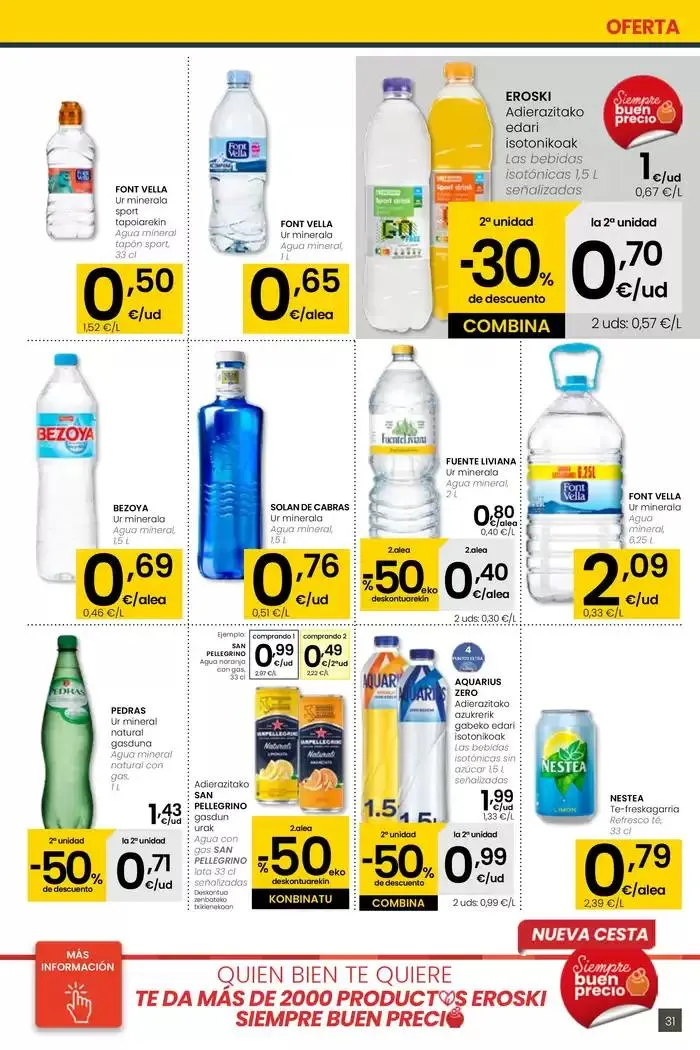 Catálogo de AUKERA OFERTA EROSKI CENTER 10 de abril al 29 de abril 2025 - Página 31