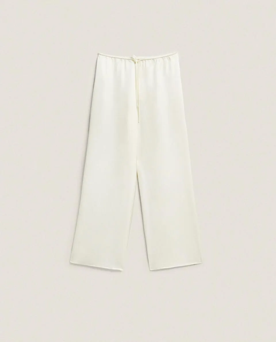 PANTALÓN SATÉN LARGO
