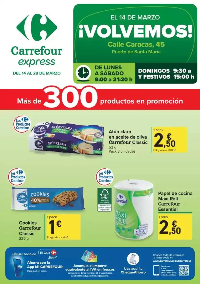 Catálogo de Más de 300 productos en promoción 14 de marzo al 28 de marzo 2025 - Página 1