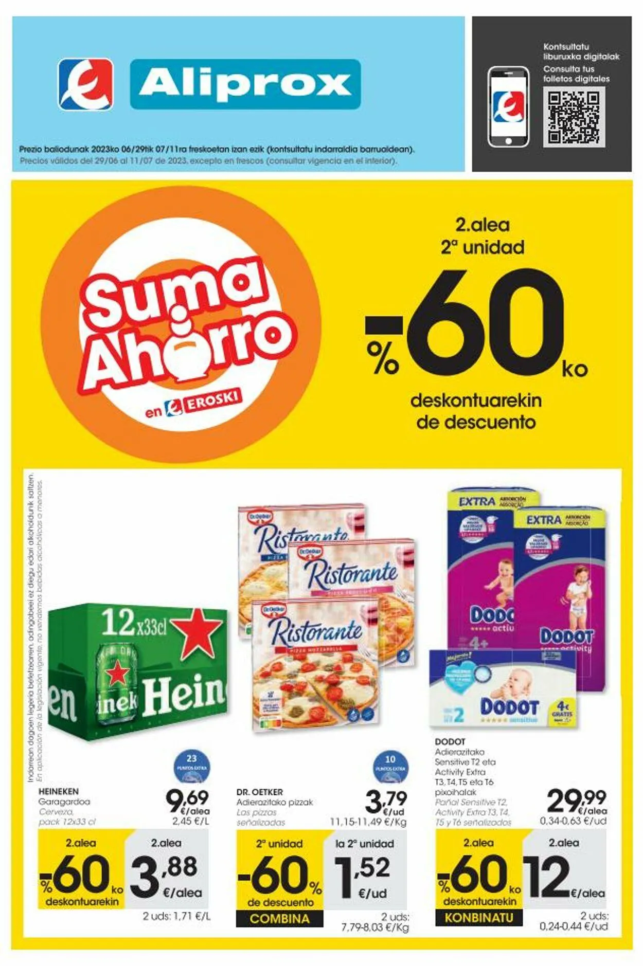 Catálogo de Eroski Oferta actual 8 de julio al 22 de julio 2025 - Página 1