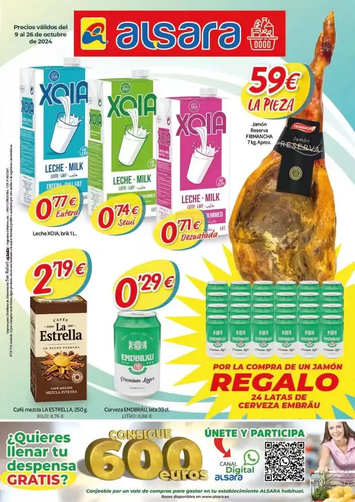 Precios válidos del 9 al 26 de octubre de 2024 - 1