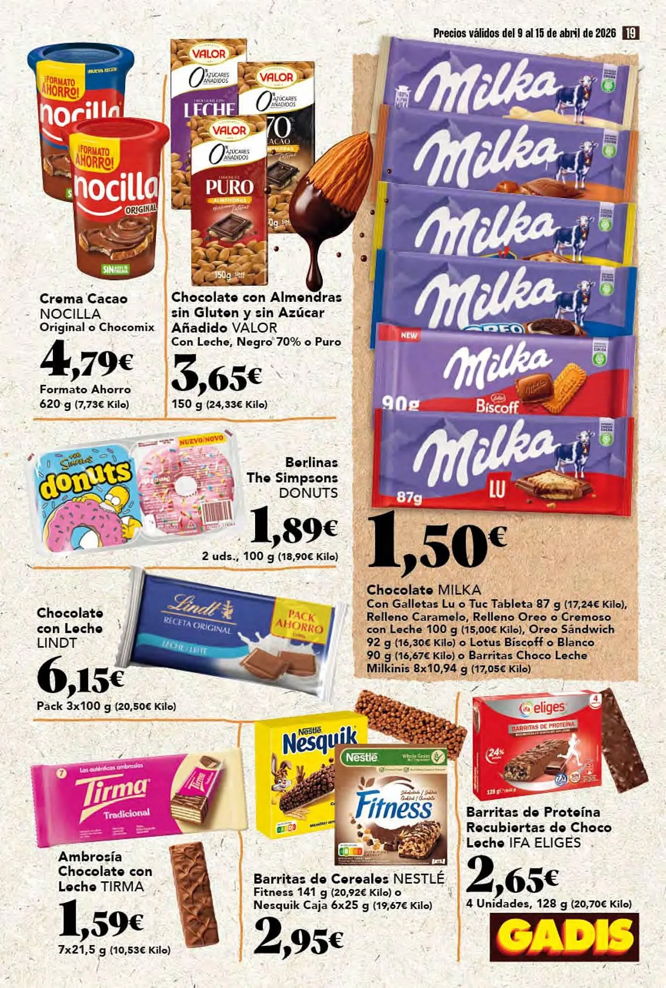 Catálogo de Folleto Gadis 9 de abril al 15 de abril 2026 - Página 19