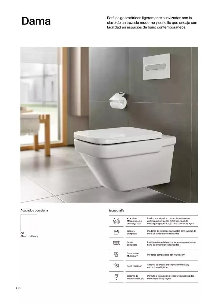 Catálogo de Colecciones de Baño, Muebles y Accesorios 9 de enero al 31 de diciembre 2025 - Página 88