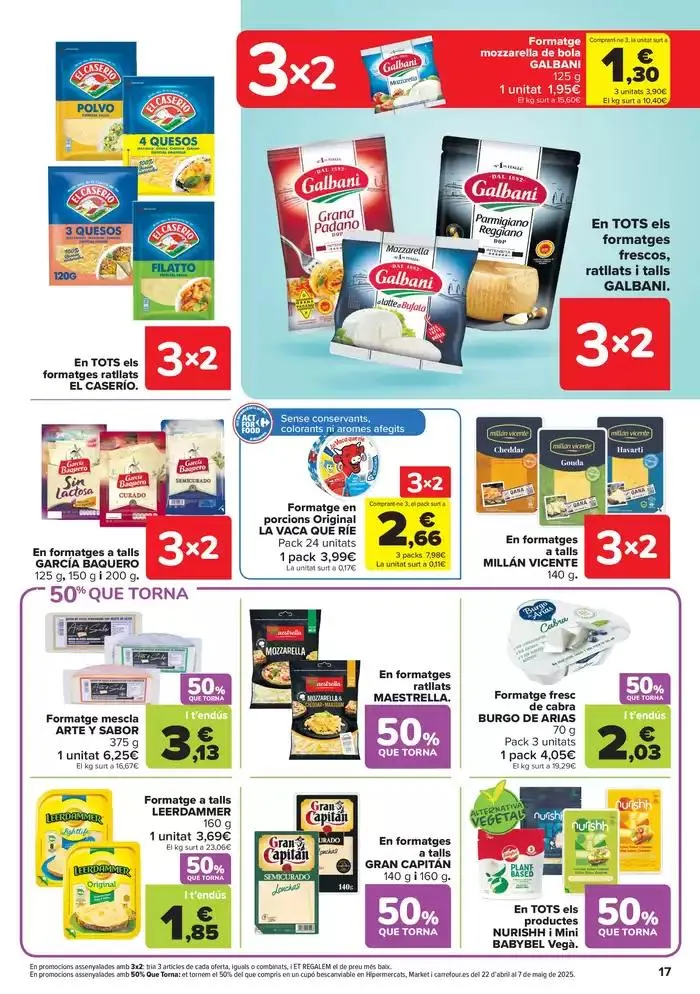 Catálogo de 50% QUE VUELVE + 3x2 10 de abril al 21 de abril 2025 - Página 17
