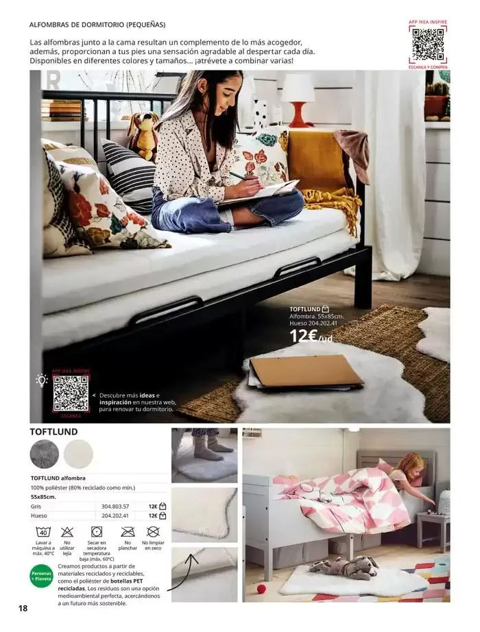 Catálogo de IKEA Catálogo Alfombras 3 de octubre al 31 de enero 2025 - Página 18