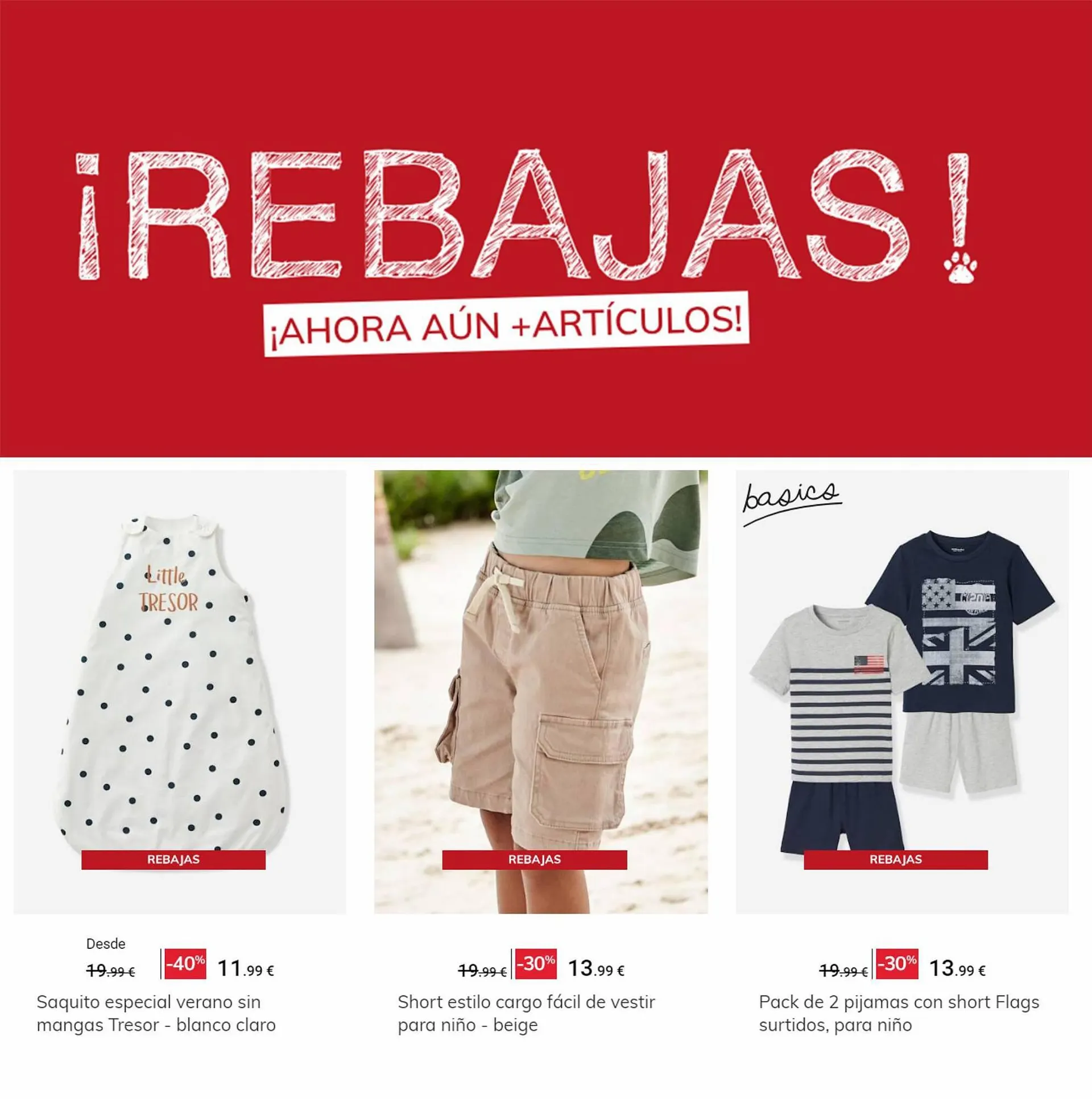 Catálogo de Folleto Vertbaudet 26 de junio al 10 de julio 2023 - Página 3