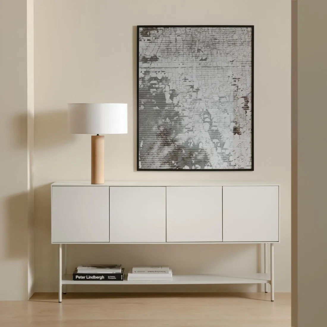 Aparador 4 puertas tórtola